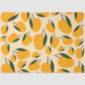 Mango Summer Fruit Pattern Tissuepapier (Voorkant)