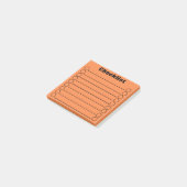 Mango Tango Checklist Post-it® notes 3" x 3" (Schuin)