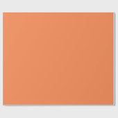 Mango Tango Plain Solid Color Wrapping Paper Cadeaupapier (Vlak)