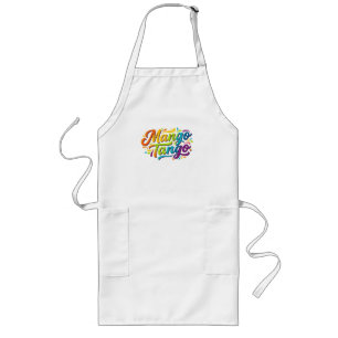 Mango Tango Tropische Vibes T-Shirt Lang Schort
