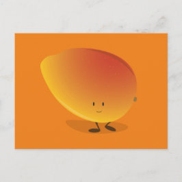Mango-teken glimlachen briefkaart