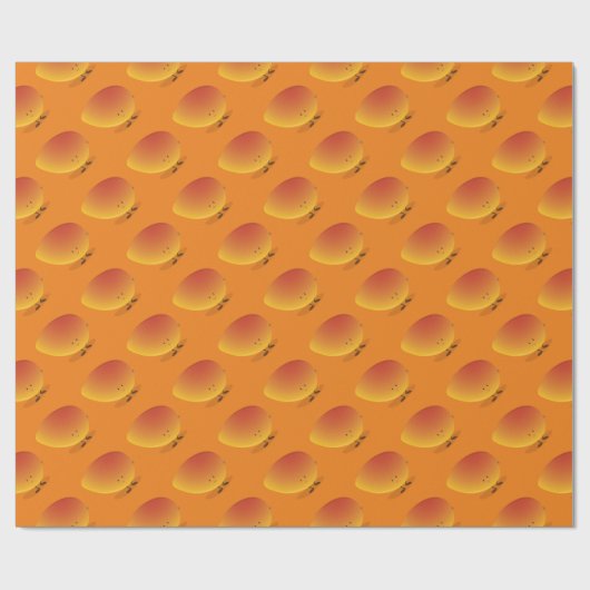 Mango-teken glimlachen cadeaupapier (Vlak)