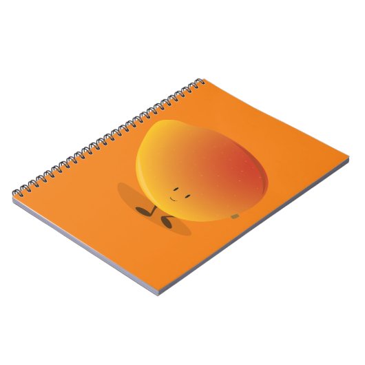 Mango-teken glimlachen notitieboek (Linkerzijde)