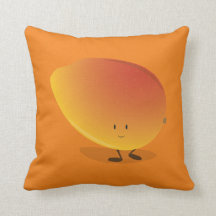 Mango-teken glimlachen | Sierkussen