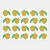 Mango Tropical Fruit Zomerfeest Inpakpapier Vel (Voorkant)