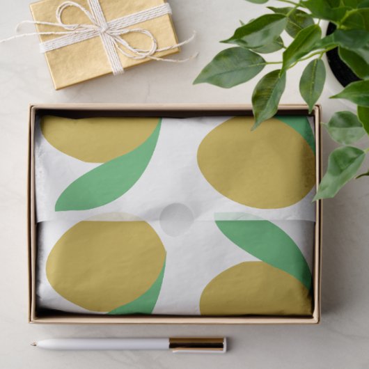 Mango Tropical Fruit Zomerfeest Tissuepapier (Geschenk)