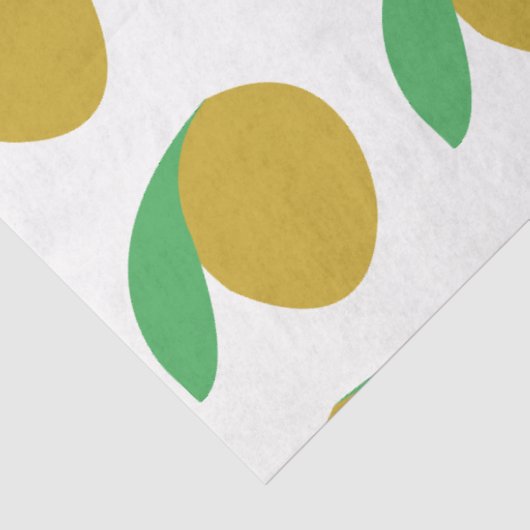 Mango Tropical Fruit Zomerfeest Tissuepapier (Detail)