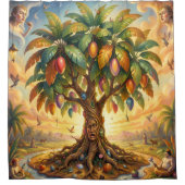Mango – Tropische Frucht voller Geschmack´7 Douchegordijn (Voorkant)