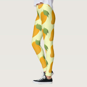 Mango Tropische Fruitliefhebbers Caribische Zomer Leggings
