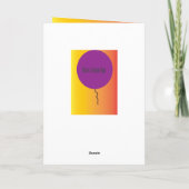 Mango Verjaardag Kaart (Achterkant)