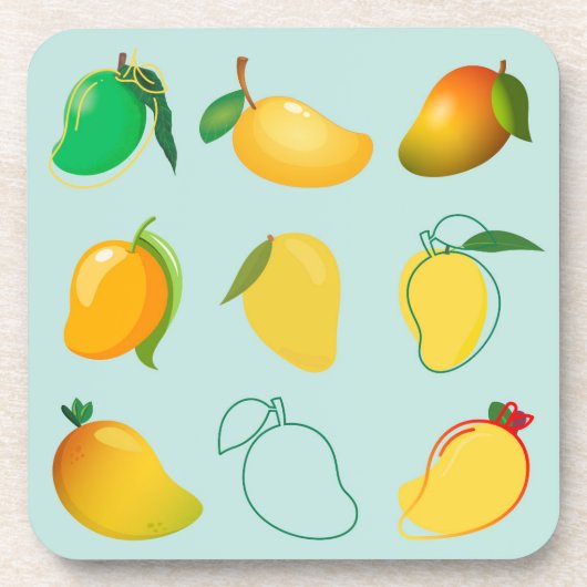 Mango Vers Bier Onderzetter (Voorkant)
