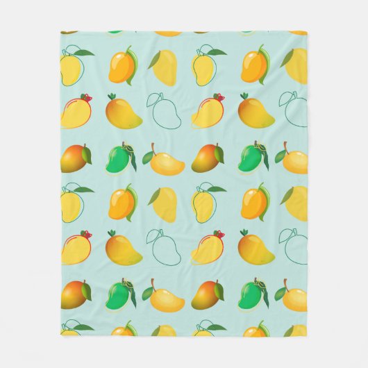 Mango Vers Fleece Deken (Voorkant)