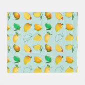 Mango Vers Fleece Deken (Voorkant (Horizontaal))