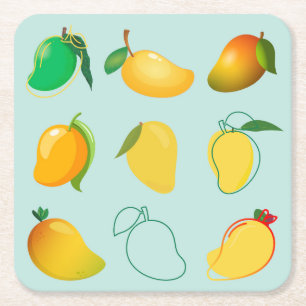 Mango Vers Kartonnen Onderzetters
