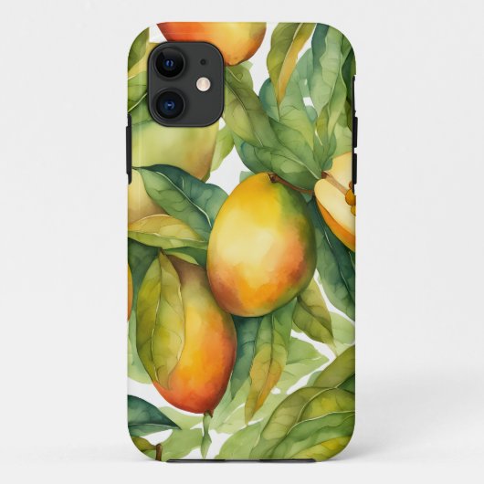 Mango Vruchten en Bladeren Case-Mate iPhone Case (Achterkant)