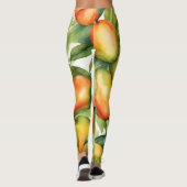 Mango Vruchten en Bladeren  Leggings (Achterkant)