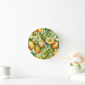 Mango Vruchten en Bladeren  Ronde Klok (Huis)