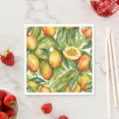 Mango Vruchten en Bladeren  Servet (Insitu)