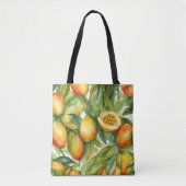 Mango Vruchten en Bladeren  Tote Bag (Voorkant)