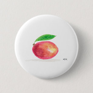 Mango-vruchten Ronde Button 5,7 Cm