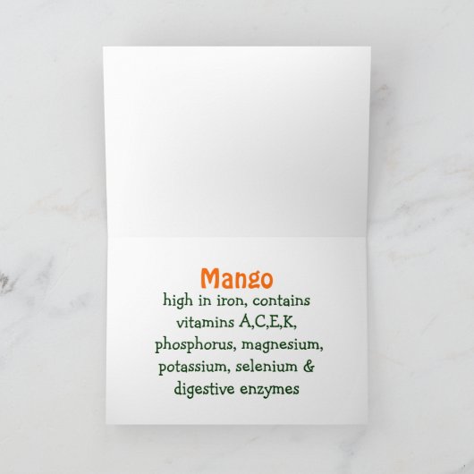 mango-wenskaart kaart (Binnen)