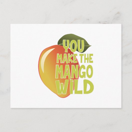 Mango Wild Briefkaart (Voorkant)