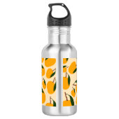 Mango Zomer Fruit Patroon Waterfles (Achterkant)