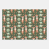 Mangoeste Schildpad Kiwi Inpakpapier Set van 3 Vel (Voorkant)