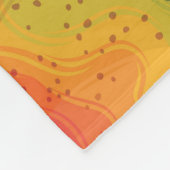 Mangofruit naadloos patroon fleece deken (Hoek)
