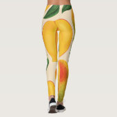 Mangofruit naadloos patroon leggings (Achterkant)