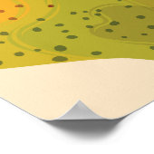 Mangofruit naadloos patroon poster (Hoek)