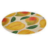 Mangofruit naadloos patroon snijplank (Hoek)