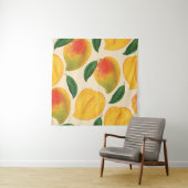 Mangofruit naadloos patroon wandkleed (In situ)