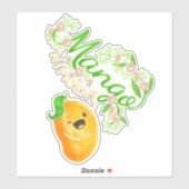 Mangonificent - Punny Garden Sticker (Vel)
