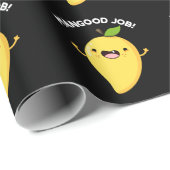 Mangood Job Funny Mango Fruit Pun Dark BG Cadeaupapier (Rol Hoek)