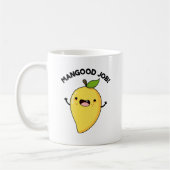 Mangood Job Funny Mango Fruit Pun Koffiemok (Links)
