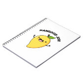 Mangood Job Funny Mango Fruit Pun Notitieboek (Linkerzijde)