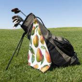 mangopatroon golfhanddoek (Groen)