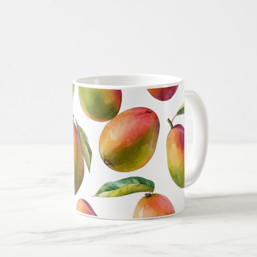 mangopatroon koffiemok (Voorkant rechts)