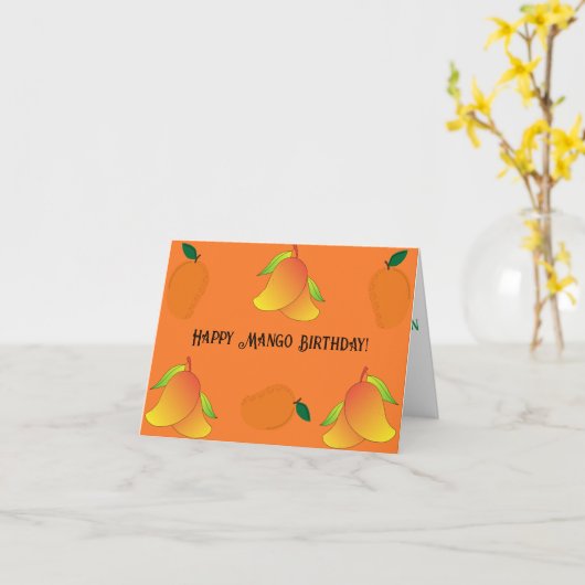 Mango's Aanpasbaar Kaart (Gele Bloem)