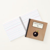 Mangosteen Illustratie Gepersonaliseerde Comp Notitieboek (Binnen)
