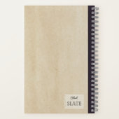 Mangosteens gepersonaliseerde compositie Notitieboek (Achterkant)