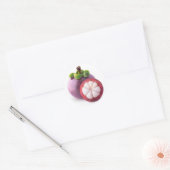 Mangosteenvruchten Ronde Sticker (Envelop)