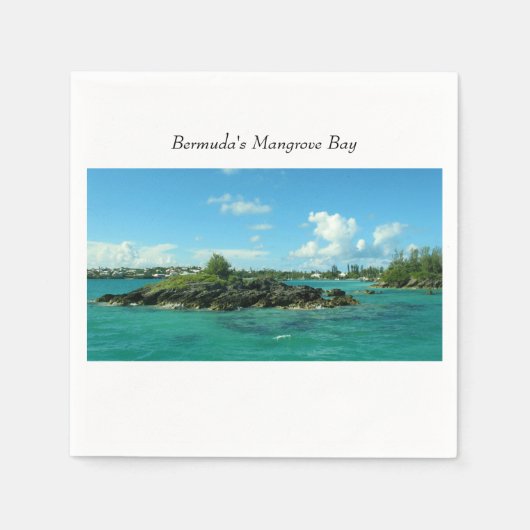 Mangrove Bay van Bermuda Servet (Voorkant)
