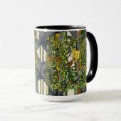 Mangrove Cuckoo/Trellis/Stripes Mok (Voorkant rechts)