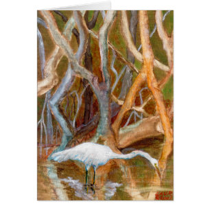"Mangrove Egret No. 4"