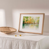 Mangrove Embrace: Levendige Waterverf Print