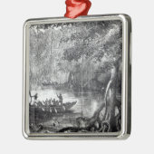 Mangrove Forest'' Metalen Ornament (Links)