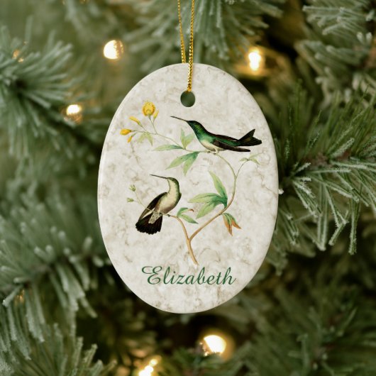 Mangrove Hummingbird Keramisch Ornament (Boom)