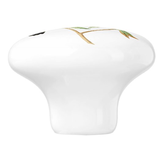 Mangrove Hummingbird Keramische Knop (Zijkant)